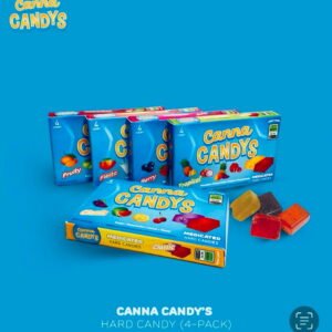 Hard Candy Classic 4 Pack Box (240mg thc total)(60mg thc each)
