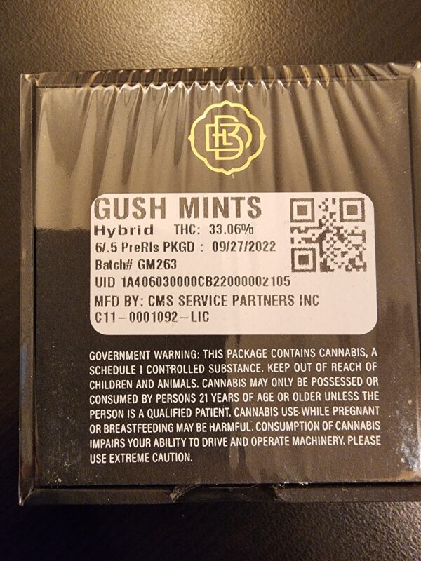 6 Private Reserve Gushers Hybrid Pre-rolls (3g total) - Image 3