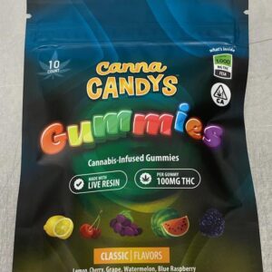 Live Resin 1000mg classic gummies (Canna Candies)