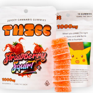 1000mg Strawberry THC Gummies