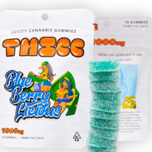 1000mg Blueberry THC Gummies new