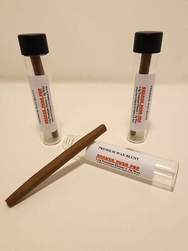 Premium Orange Push Pop Wax Blunt (Sativa)