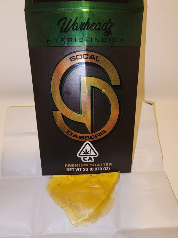 2g Worheadz Shatter/Sugar nug run (hybrid/indica) 4g for $50