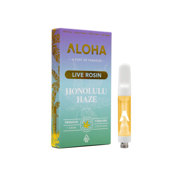 1g Live Rosin Honalulu Haze Cartridge