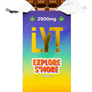 2500mg THC S'mores Milk Choc Bar