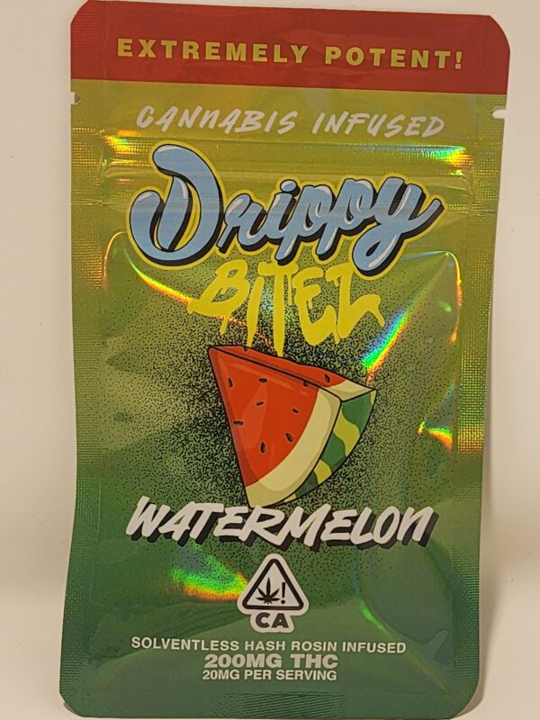 Drippy Hash Rosin Watermelon Bitez (200mg total)