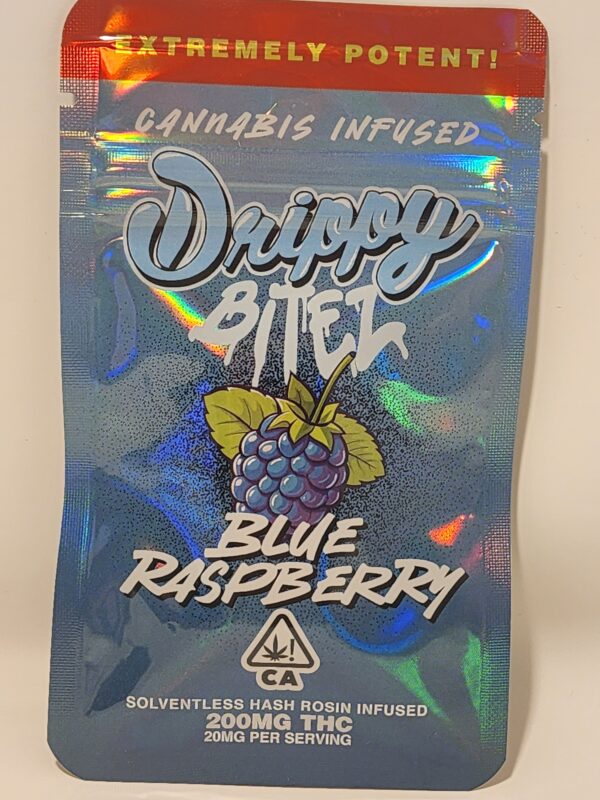 Drippy Hash Rosin Blue Raz Bitez (200mg total)