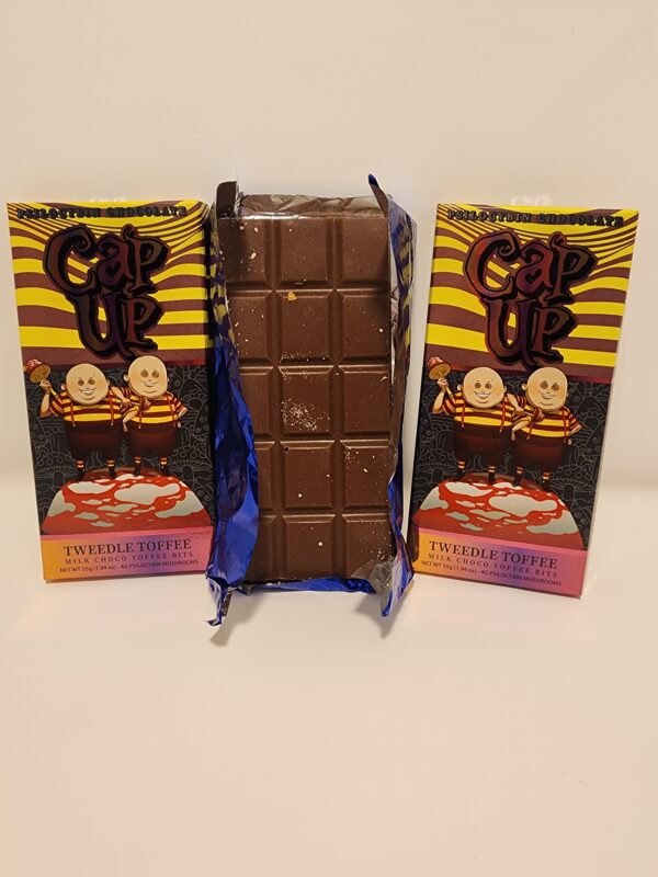 4g Tweedle Toffee Micro-dose Chocolate Bar (Milk Chocolate Toffee)