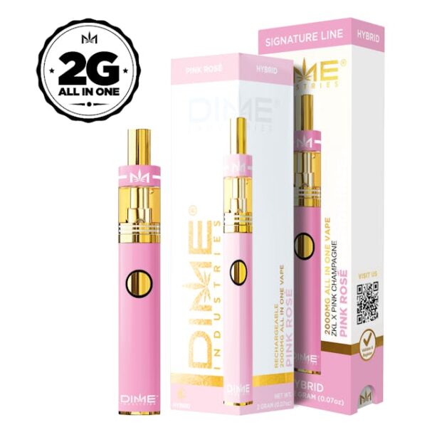 2g Dime Pink Rosé all in one device (hybrid)