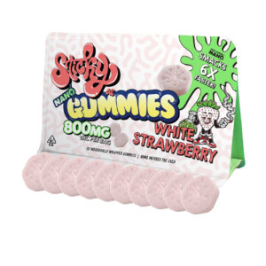800mg White Strawberry Nano Gummies (Indica)