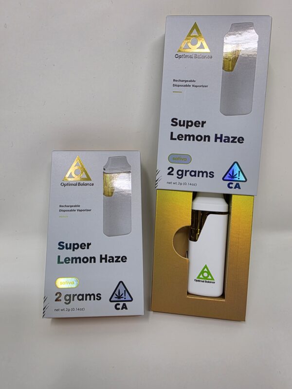 Optimal Balance 2g Super Lemon Haze Disposable Vape (Sativa)