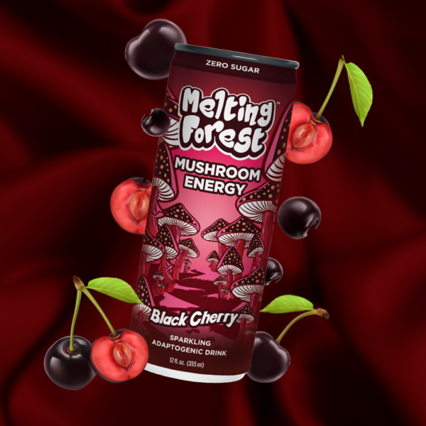Melting Forest Mushroom Energy Sparkling Drink (Black Cherry)