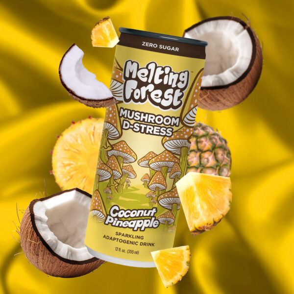 Melting Forest Mushroom D-Stress Sparkling Drink (Coconut Pineapple)
