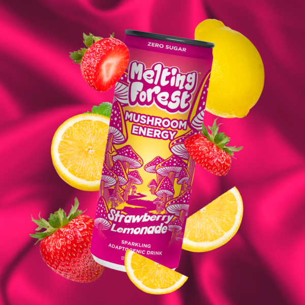Melting Forest Mushroom Energy Sparkling Drink (Strawberry Lemonade)