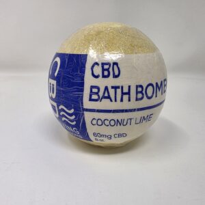 Coconut Lime CBD Bath Bomb (60 mg cbd)