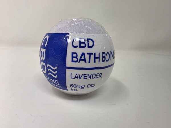 Lavender CBD Bath Bomb (60 mg cbd)