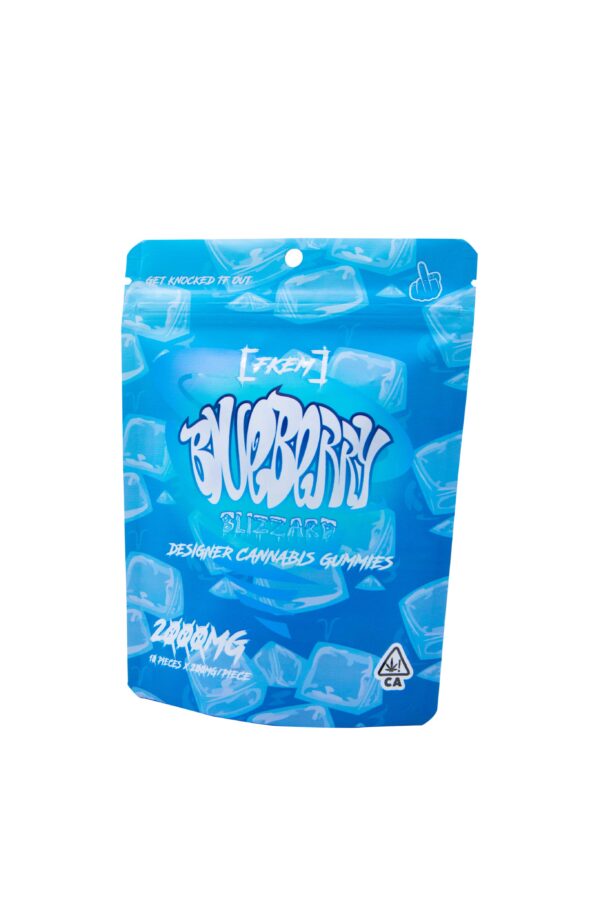 2000mg Blue Raz thc FKEM gummies (indica)