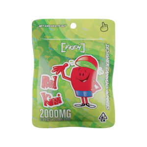 2000mg Red Kiwi thc FKEM gummies (indica)