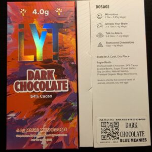4g Dark Chocolate LYT Micro-dose Chocolate Bar