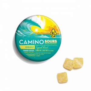 Camino Energy Sour Gummies (Tropical Burst) 100mg THC, 50mg THC-V