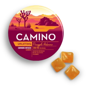 Camino Uplifting Gummies (Pineapple Habenero) 100mg THC