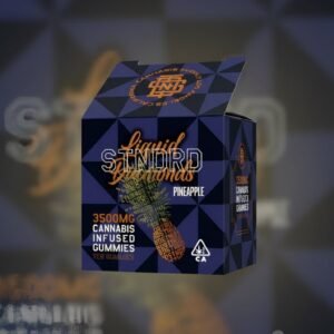 Pineapple Indica - Stndrd Gummy Box Liquid Diamond 3,500mg (350mg each gummy)