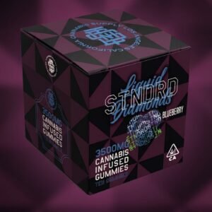 Blueberry Sativa - Stndrd Gummy Box Liquid Diamond 3,500mg (350mg each gummy)