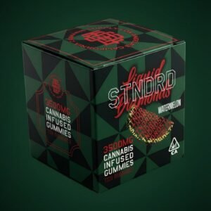 Watermelon Hybrid - Stndrd Gummy Box Liquid Diamond 3,500mg (350mg each gummy)