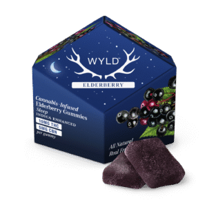 Wyld Sleep Gummies (Elderberry) 100mg THC, 50mg CBN