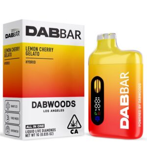 - Lemon Cherry Gelato - 2g Dabwoods Dabbar Liquid Live Diamonds Disposable (hybrid)