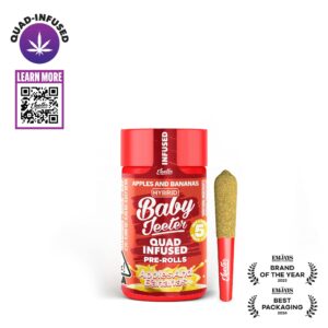 - Apples & Bananas - Baby Jetters .5g Rosin Enhanced Diamonds Hybrid preroll 5 pack