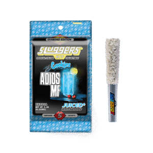 - Adios MF - Sluggers x Cookies Collab .5g Hash & Diamonds Indica preroll 5 pack