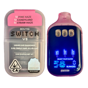 Pink Haze x Candyland x Straw-Haze - New 2g Boutiq Switch V5 3 Flavor Disposable(S x S x S)
