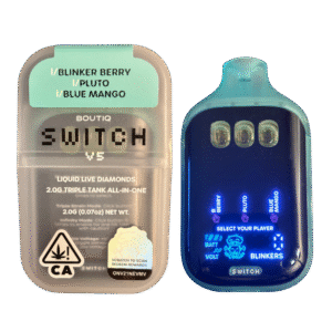 – Blinker Berry x Pluto x Blue Mango – New 2g Boutiq Switch V5 3 Flavor Disposable(I x I x I)