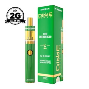 – Lime Sherbanger – 2g Dime Disposable (Indica)(2 2g devices for $110)