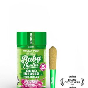 - Prickly Pear - Baby Jetters .5g Rosin Enhanced Diamonds Indica preroll 5 pack (Copy)