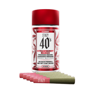 - Strawberry Mango - Stiiizy Hybrid .5g infused preroll 5 pack