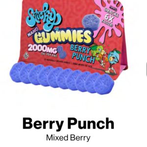 800mg Berry Punch Nano Gummies (Sativa)