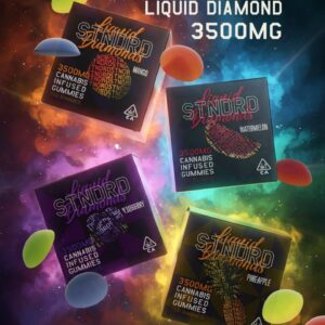 Watermelon Indica - Stndrd Gummy Box Liquid Diamond 3,500mg (350mg each gummy)