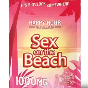 Orange Pineapple Watermelon Hybrid - 1000mg Happy Hour Gummies (50mg each gummy)