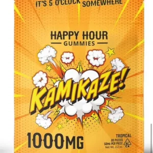 Tropical Hybrid - 1000mg Happy Hour Gummies (50mg each gummy)