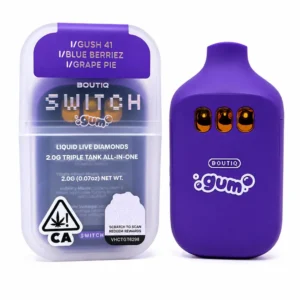 – Gush 41 x Blue Berriez x Grape Pie – New 2g Boutiq Switch V5 3 Flavor Disposable(I x I x I)