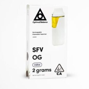 Optimal Balance 2g SFV OG Disposable Vape (Indica)