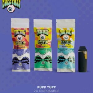 - Hardcore - Puff Tuff 2g Disposable Vape (Indica)