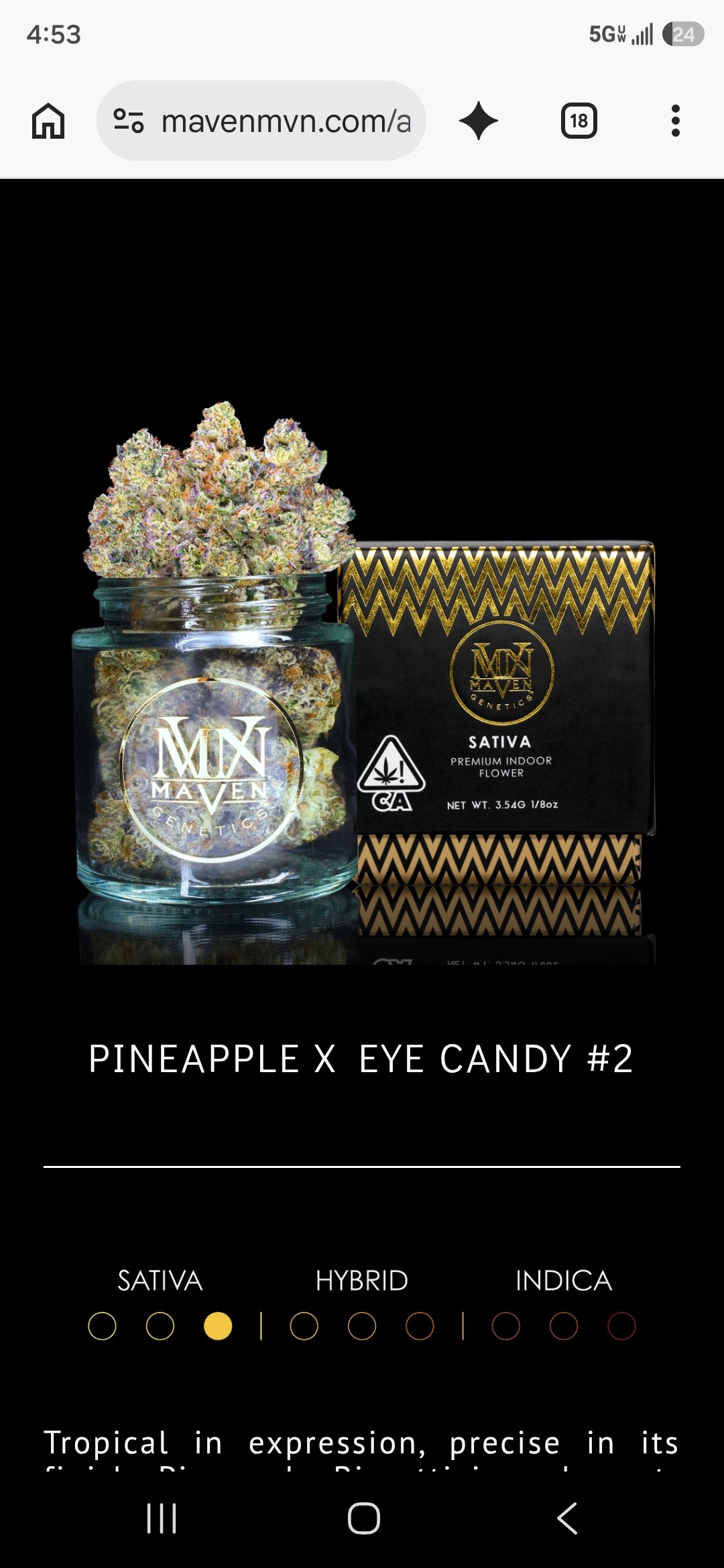 *EX* Pineapple Biscotti (Pineapple Express) new strain (Maven)